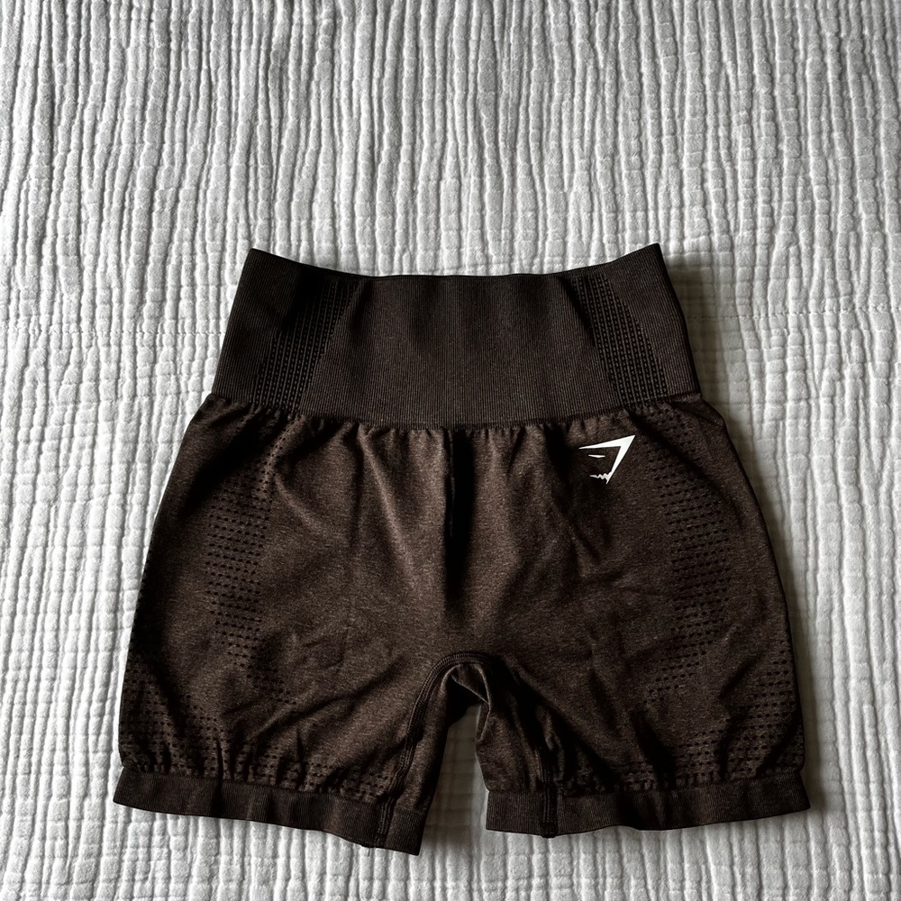 Gymshark Dark Brown Athletic Shorts